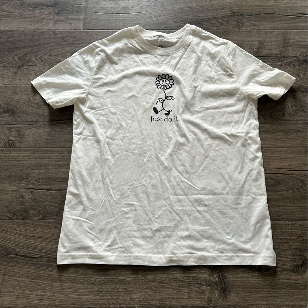 Nike White Loose Fit Tee